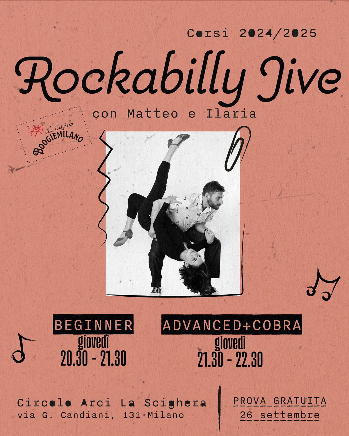 Corsi Rockabilly jive 2024 - 2025