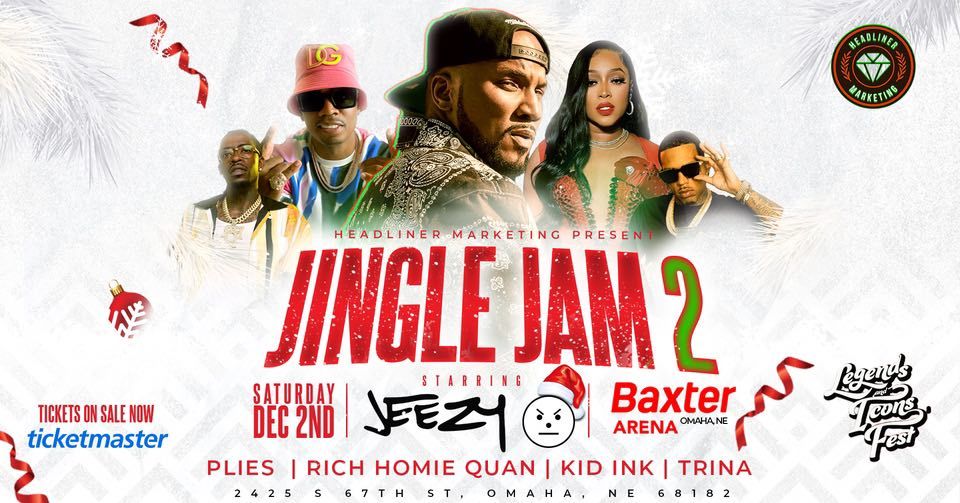Jingle Jam II - Jeezy, Plies, Trina, Rich Homie Quan, Kid Ink in Omaha