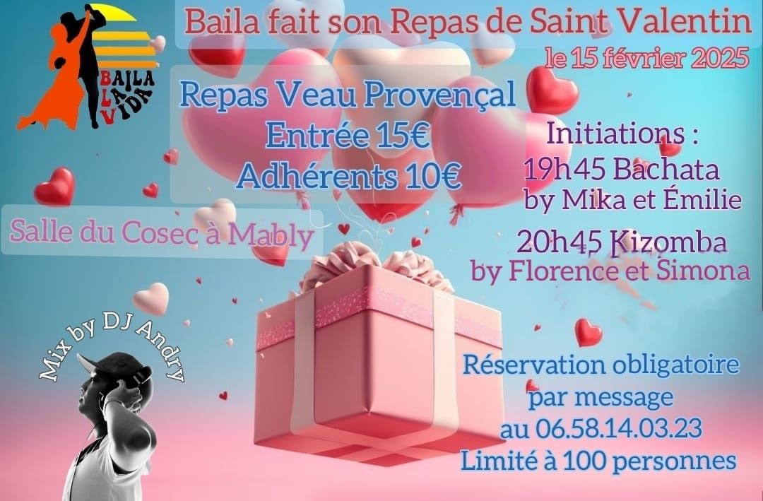 Repas Dansant pour la Saint Valentin