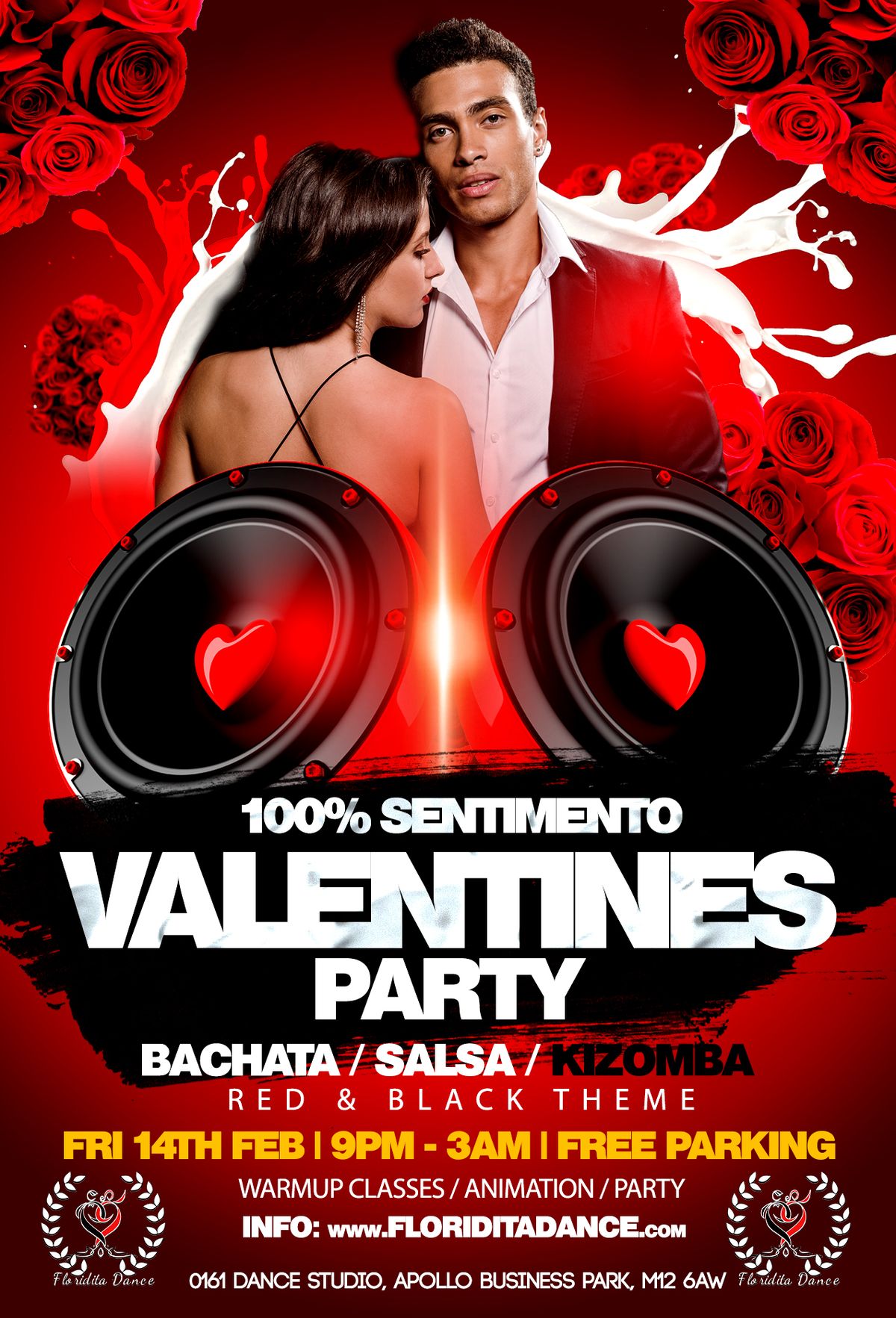 \u272fSentimento Valentine's Party\u272fBachata Salsa Kizomba\u272f