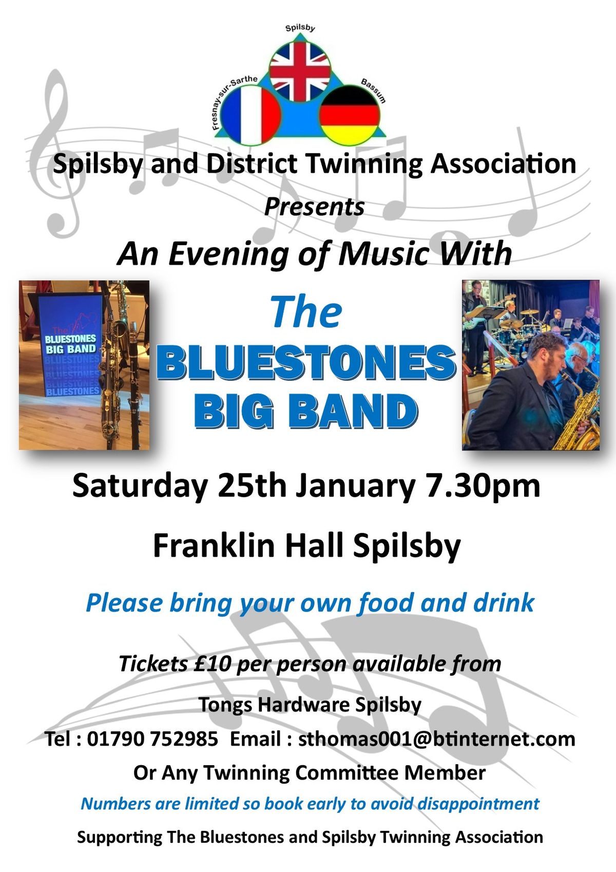 An Evening of Music with The Bluestones Big Band