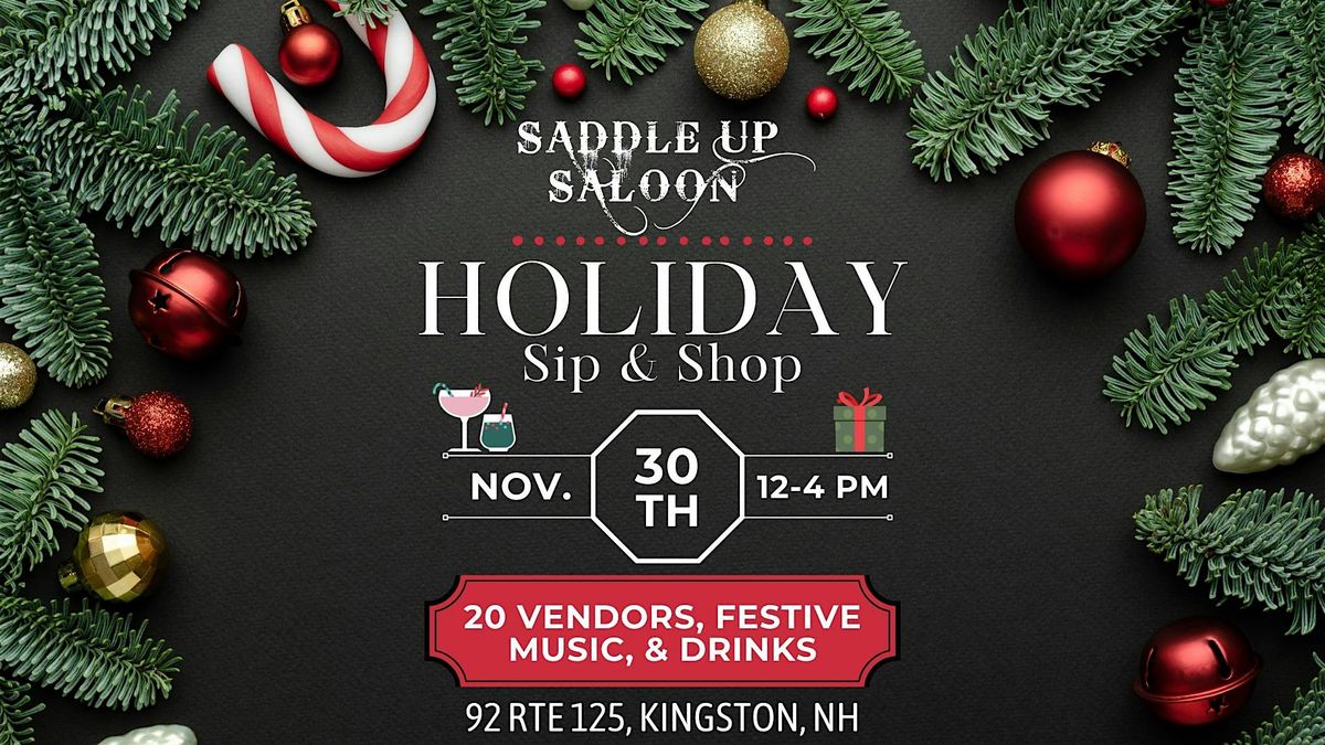 Holiday Sip and Shop