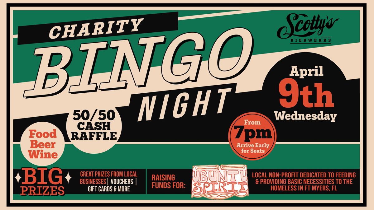 Charity Bingo Night @ Scotty's Bierwerks!