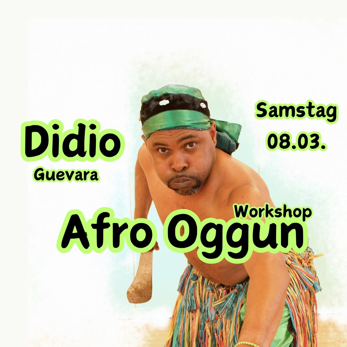 Afro Cubano "Ogg\u00fan" Workshop mit Didio Guevara