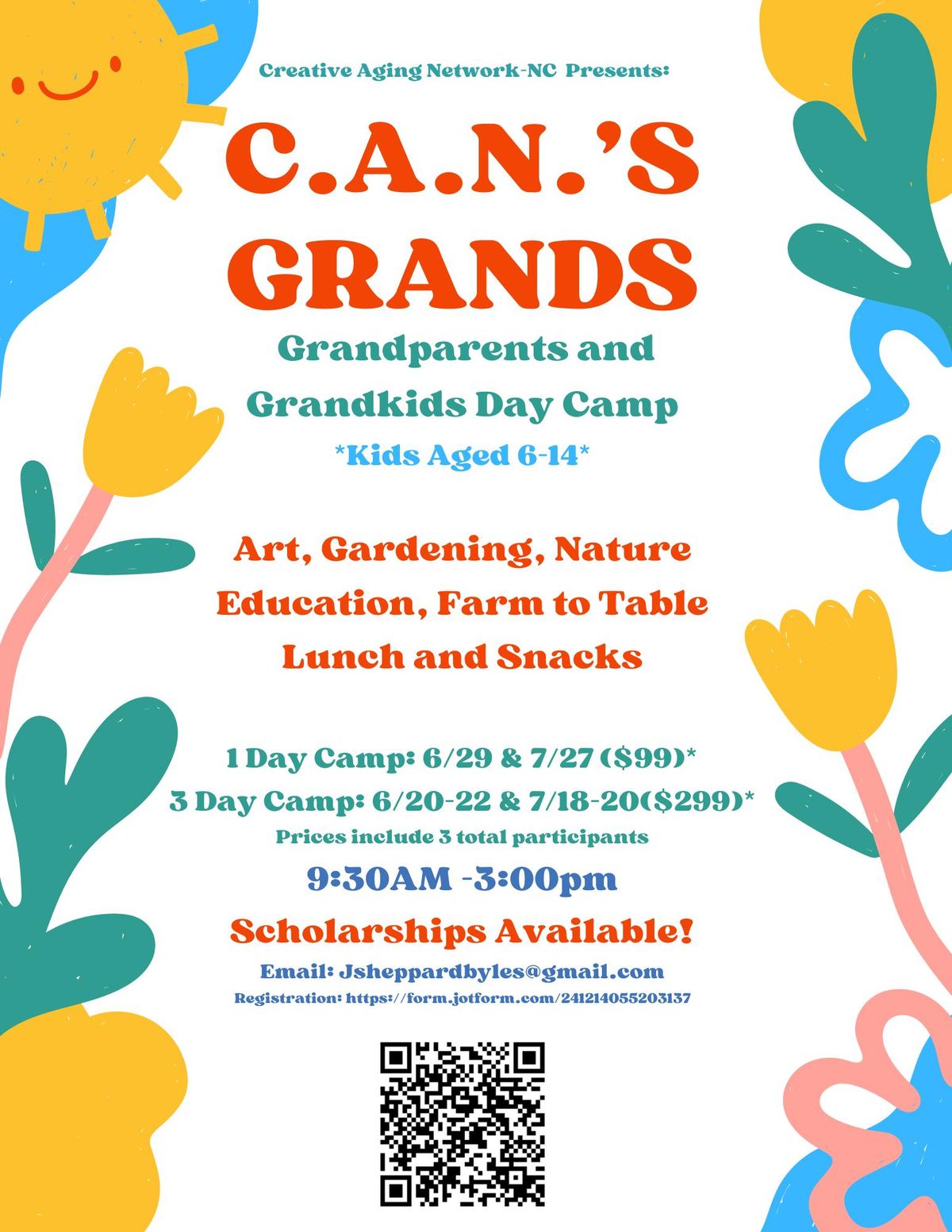 CAN's Grands - Grandparents and Grandkids Day Camps