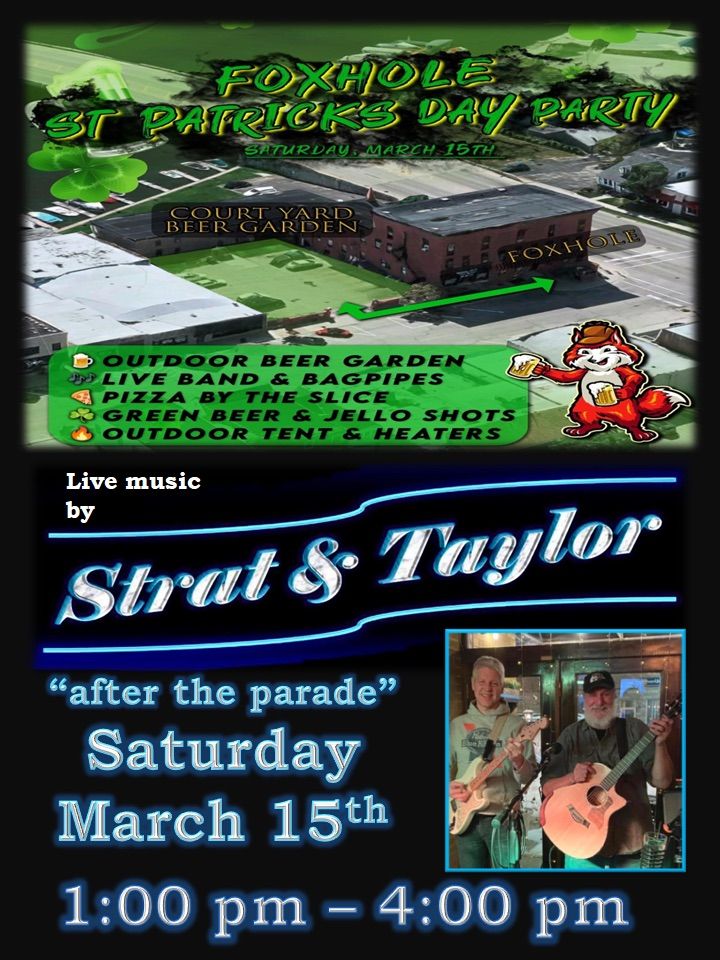 Strat & Taylor play Foxhole Pub\u2019s St. Patrick\u2019s Day Party