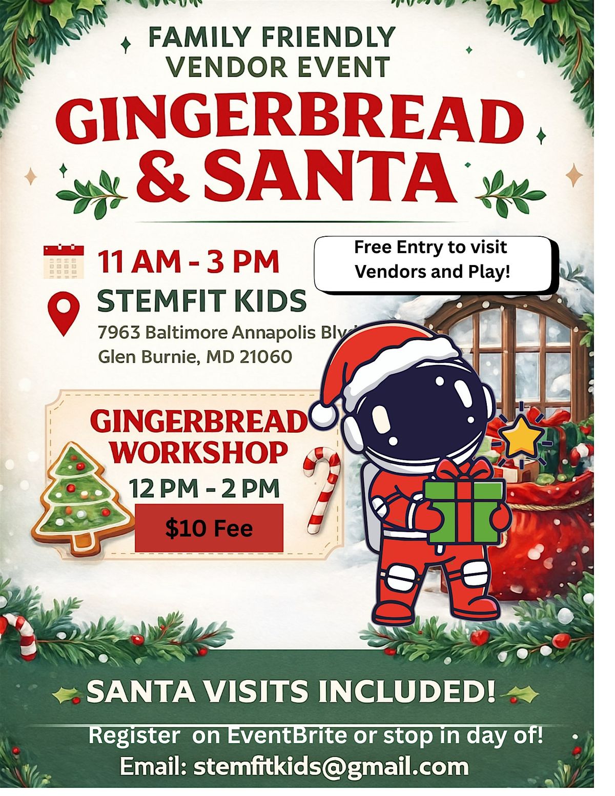 Santa\u2019s Gingerbread Workshop