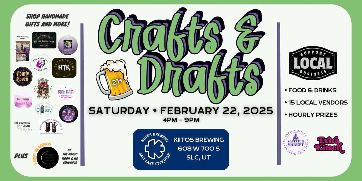 February Crafts & Drafts at Kiitos