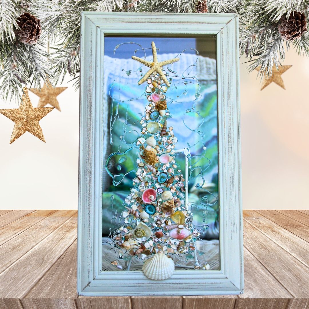 Mixed Media Christmas Frame