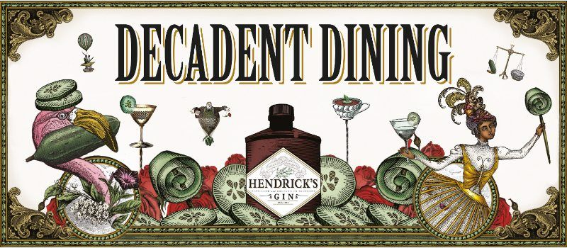 Decadent Dining - Hendrick\u2019s Gin m\u00f6ter Punk Royale & Frank Martini! 