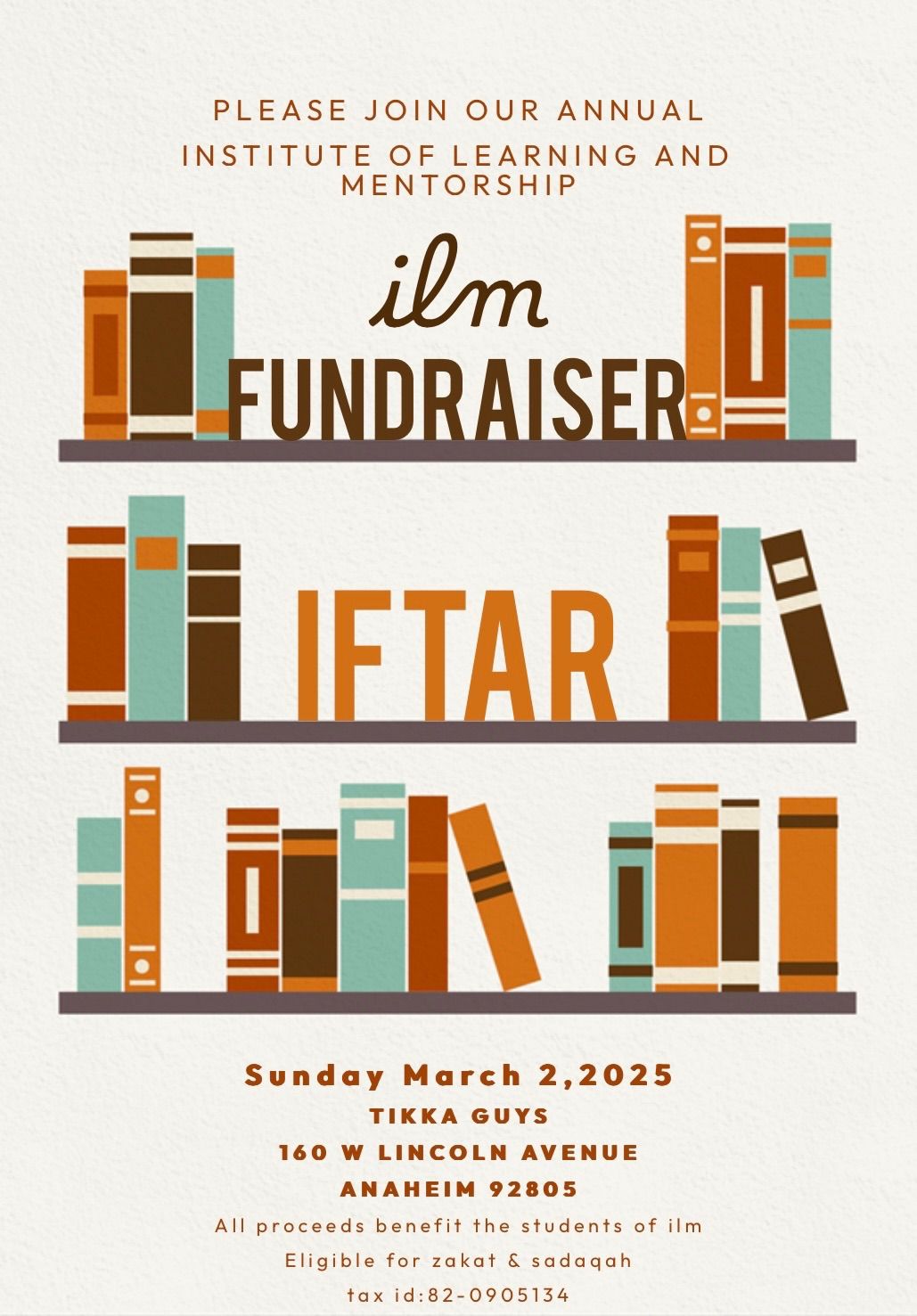 ILM Foundation Iftar - Fundraiser 