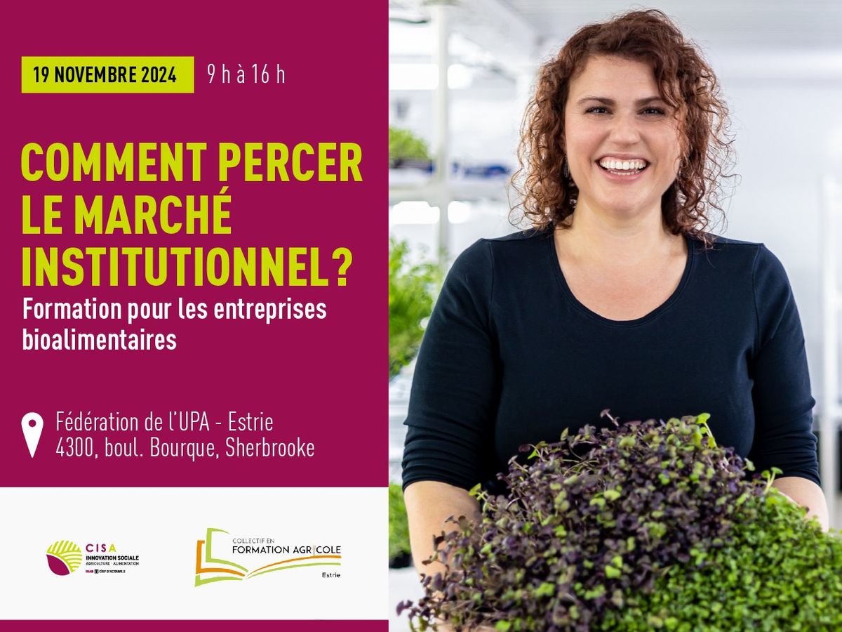 Comment percer le march\u00e9 institutionnel ?