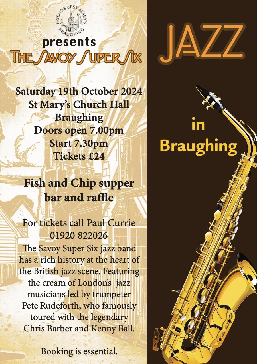 Jazz Evening at St Mary's Church Hall