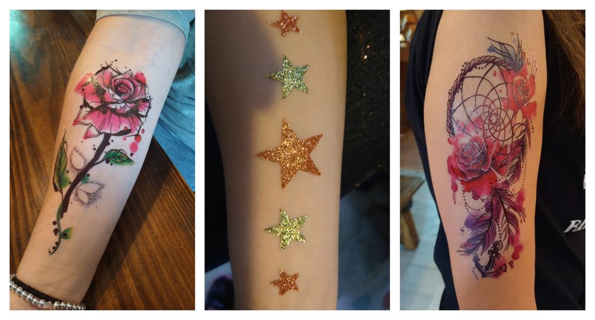 Glitter Tattoos & Temporary Tattoos @ Tiffin's Fireworks Celebration