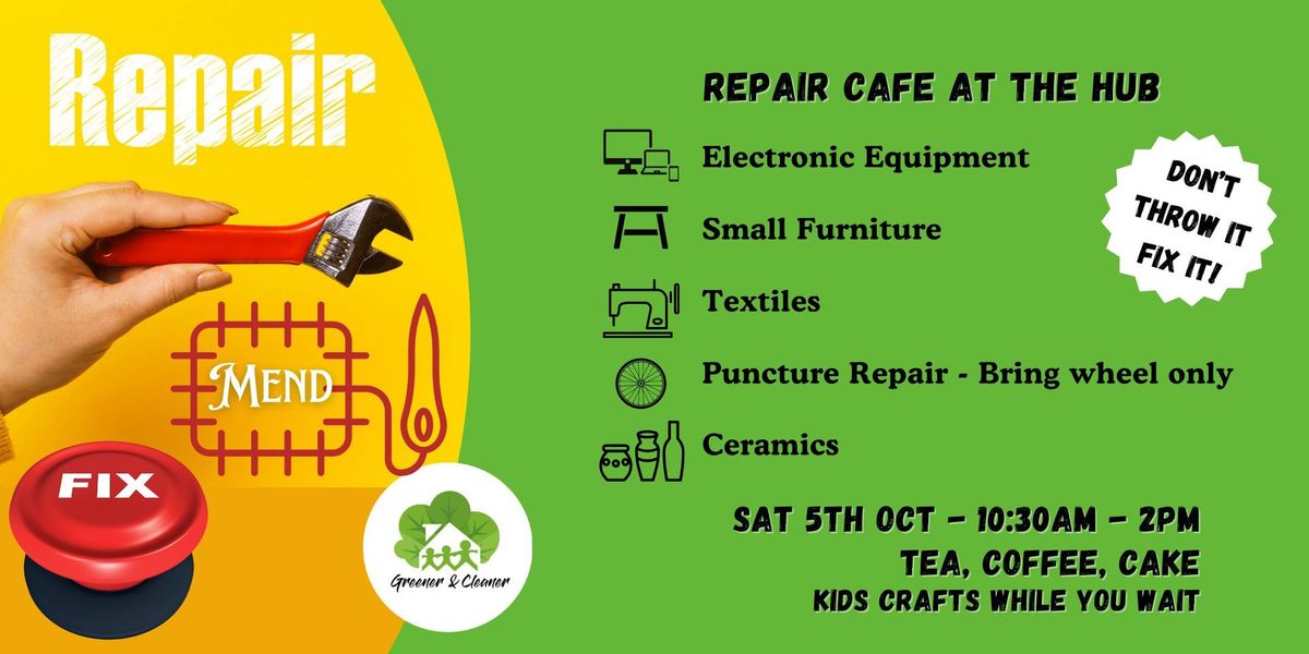 Repair Cafe at The Hub