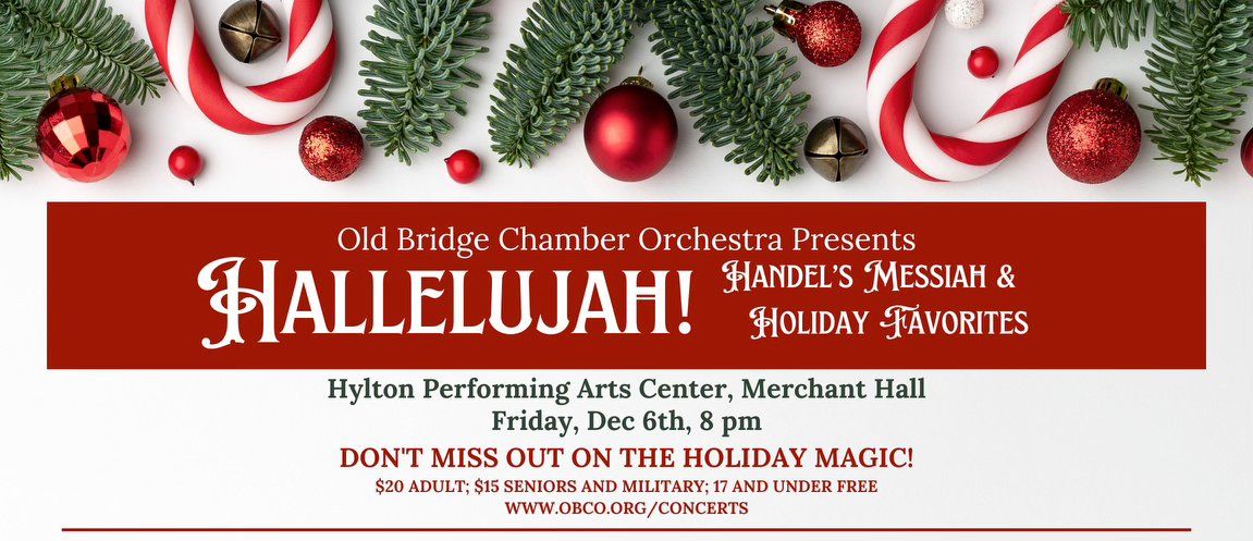 OBCO Presents Hallelujah! Handel's Messiah and Holiday Favorites