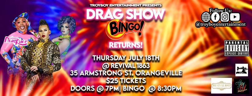 Drag Show BINGO *Returns* - Orangeville - July 18th