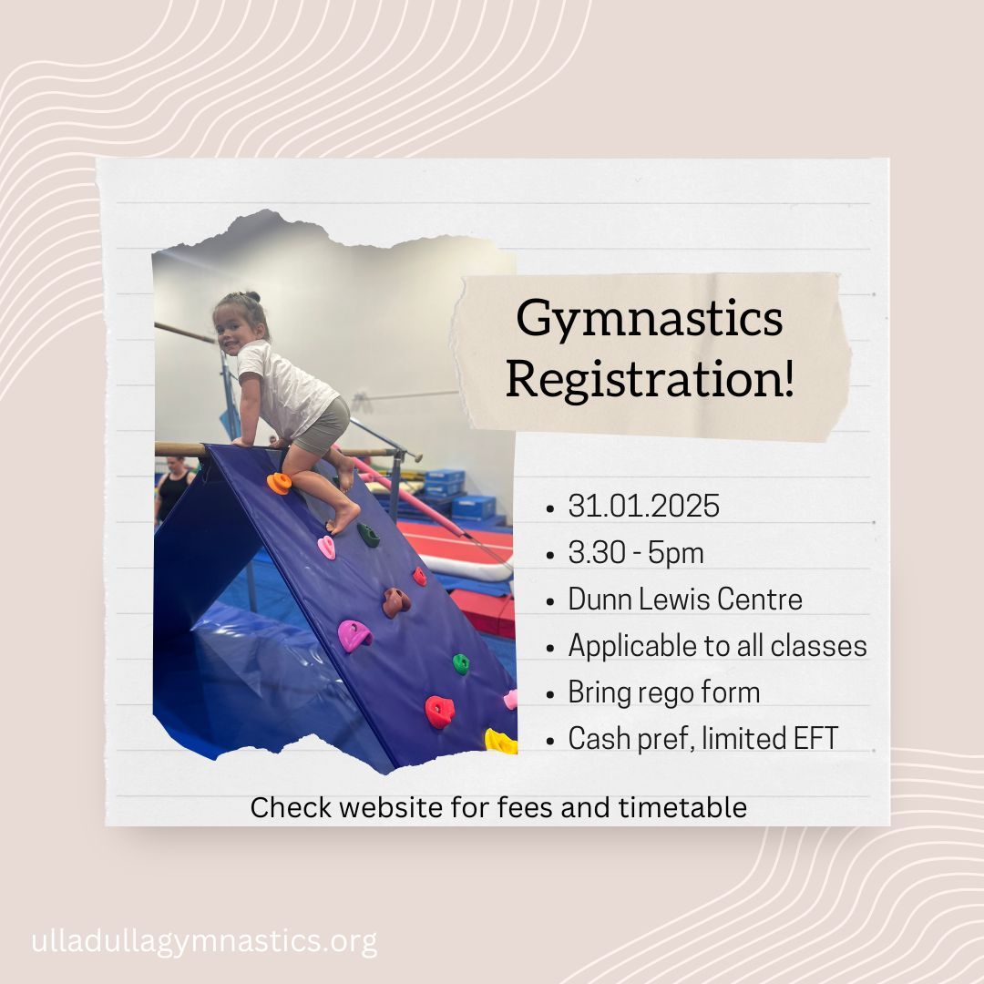 2025 Gymnastics Registration