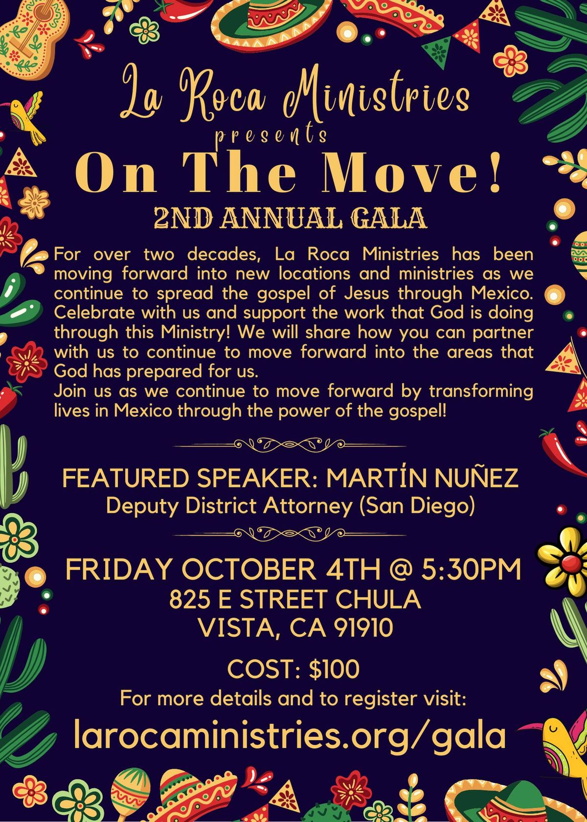 La Roca Ministries 2nd Annual Gala - La Roca On The Move!