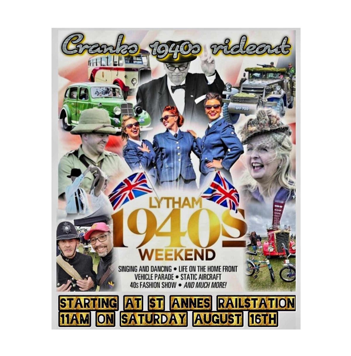 Lytham 1940s Weekend - Cranks Ride Again