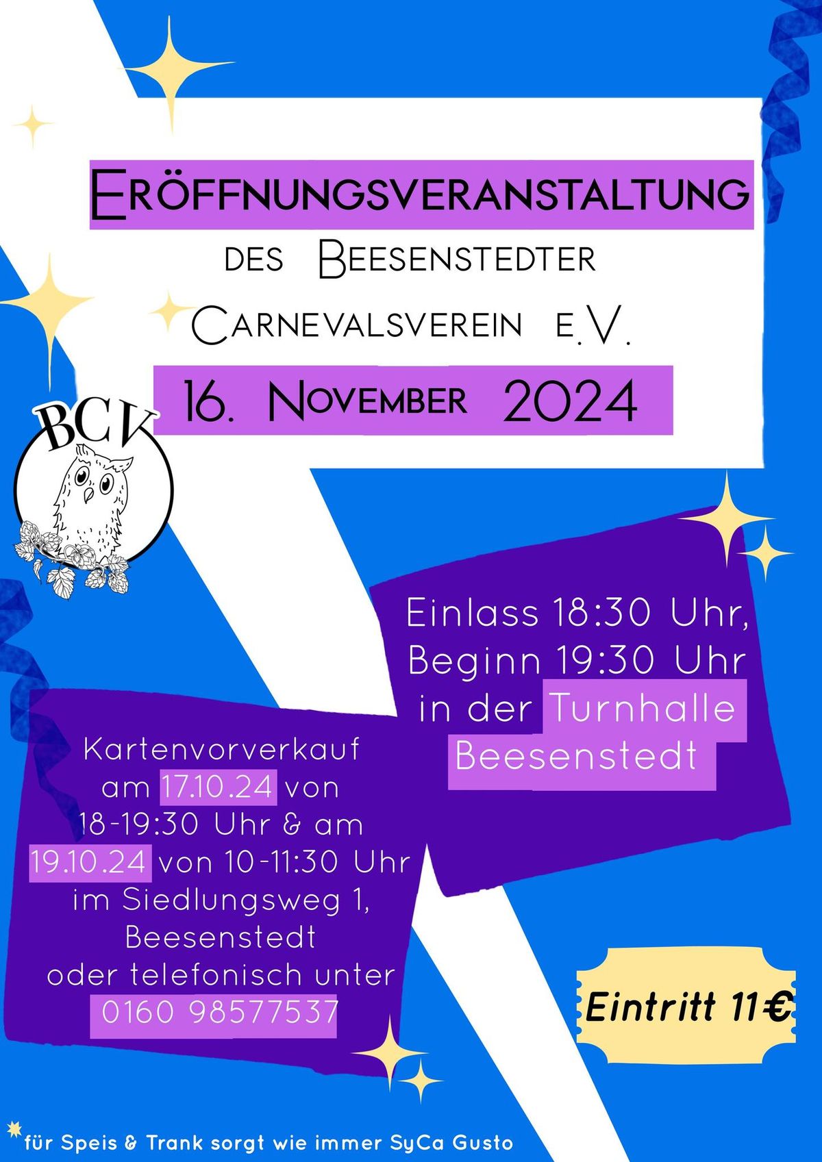 Er\u00f6ffnungsveranstaltung des BCV e.V.