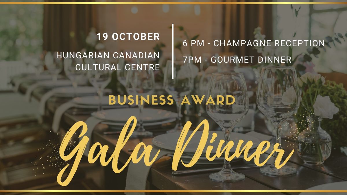 Business Award Gala Dinner 