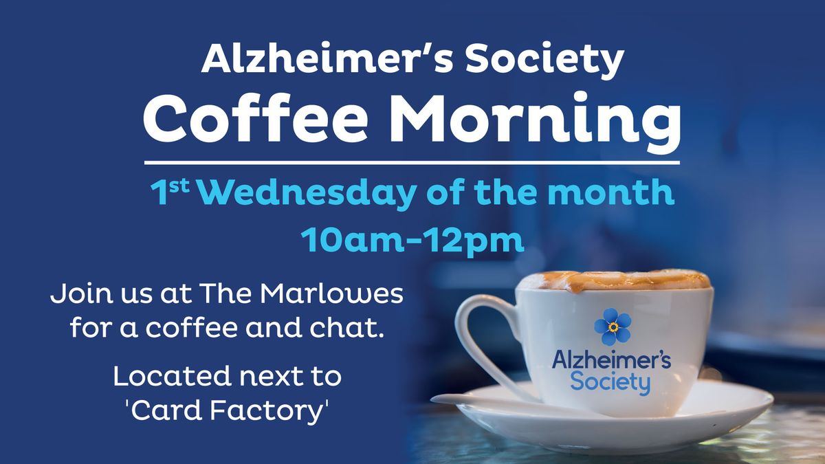 Alzheimer's Society Coffee Morning