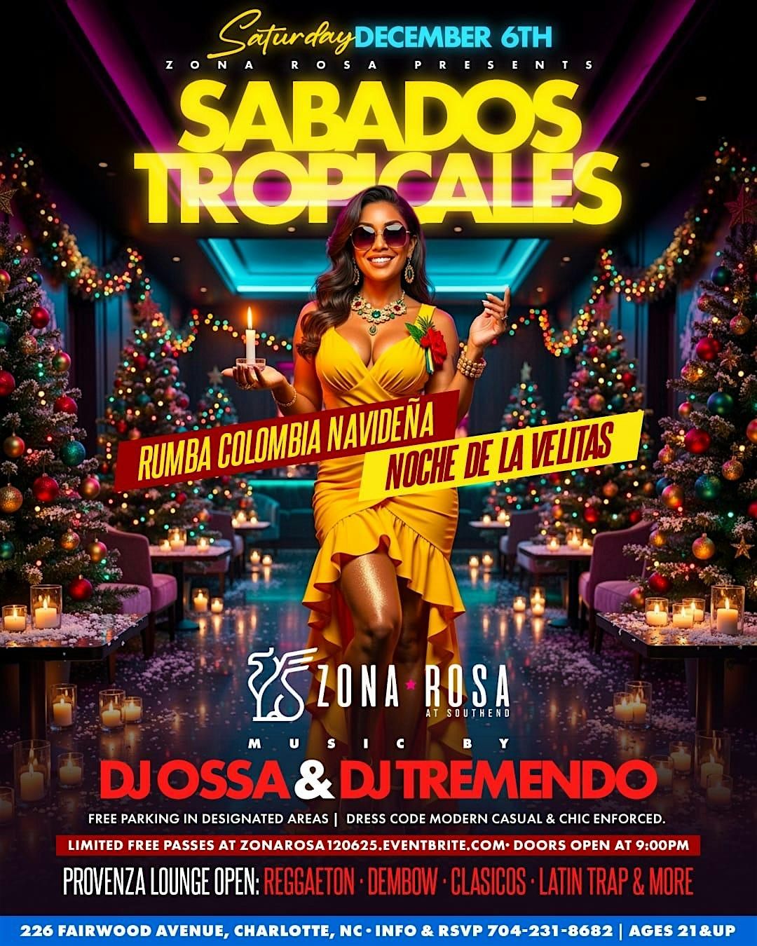 ZONA ROSA LATIN  SATURDAYS -  TROPICAL NIGHTS