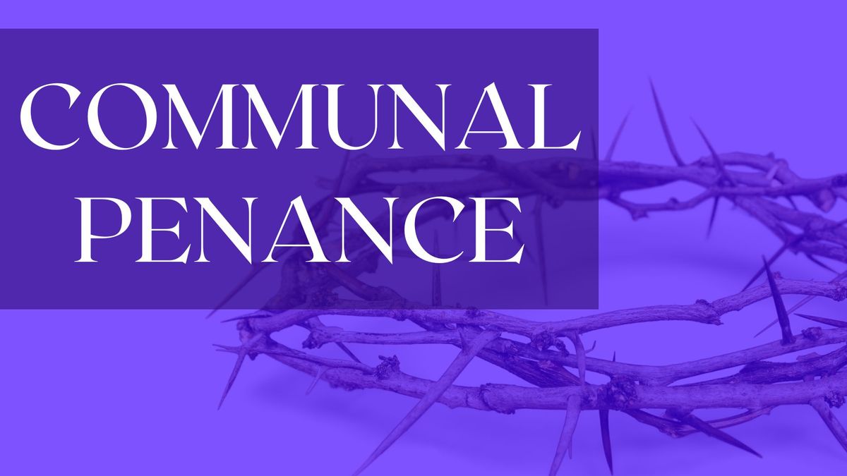 Communal Penance Service