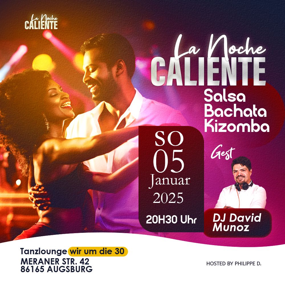 LA NOCHE CALIENTE IN TANZLOUNGE "WIR UM DIE 30" AUGSBURG 