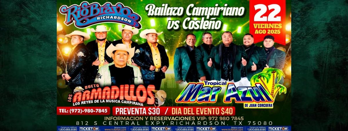 DUETO LOS ARMADILLOS & TROPICAL MAR AZUL in Richardson