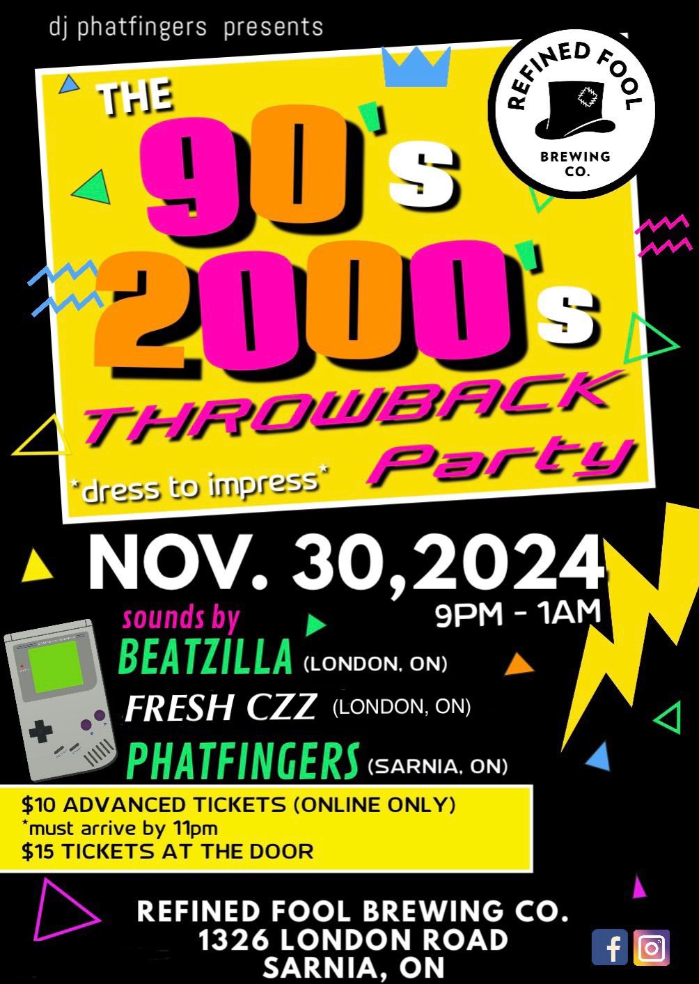 The 90s\/2000s Throwback Party @ The Fool