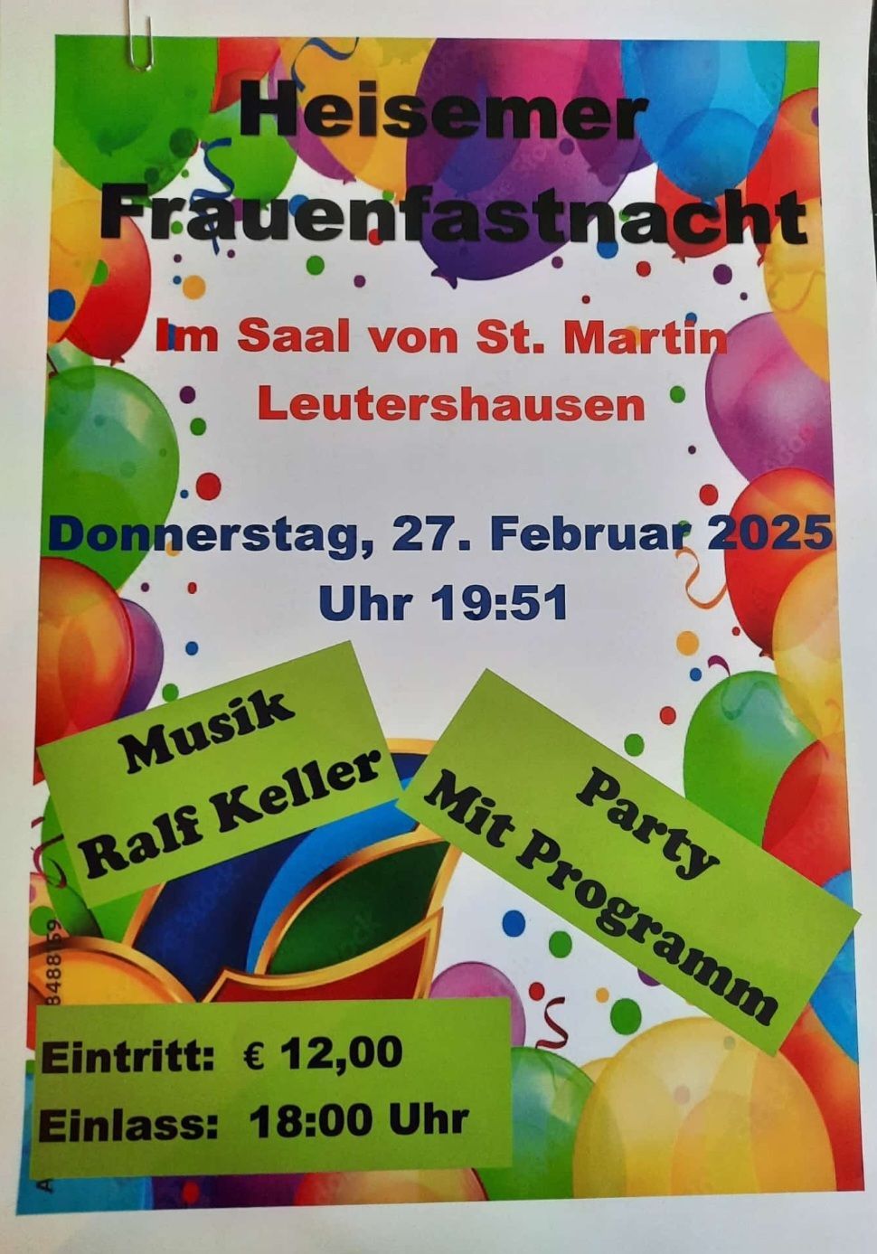 Heisemer Frauenfastnacht 