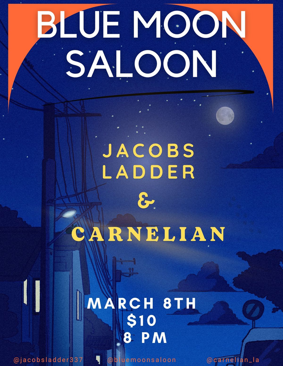 Jacob's Ladder w\/ CARNELIAN @ the Blue Moon