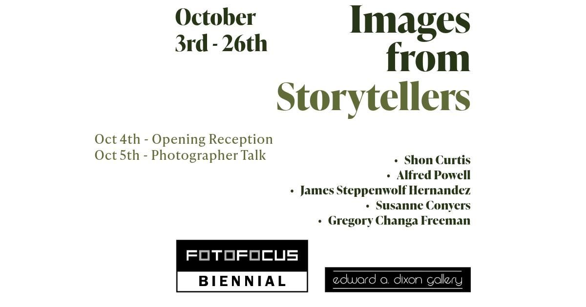 Images from Storytellers:  2024 FotoFocus Biennial: backstories