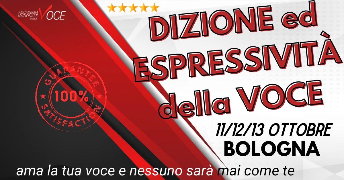 Dizione ed Espressivit\u00e0 della Voce - BOLOGNA