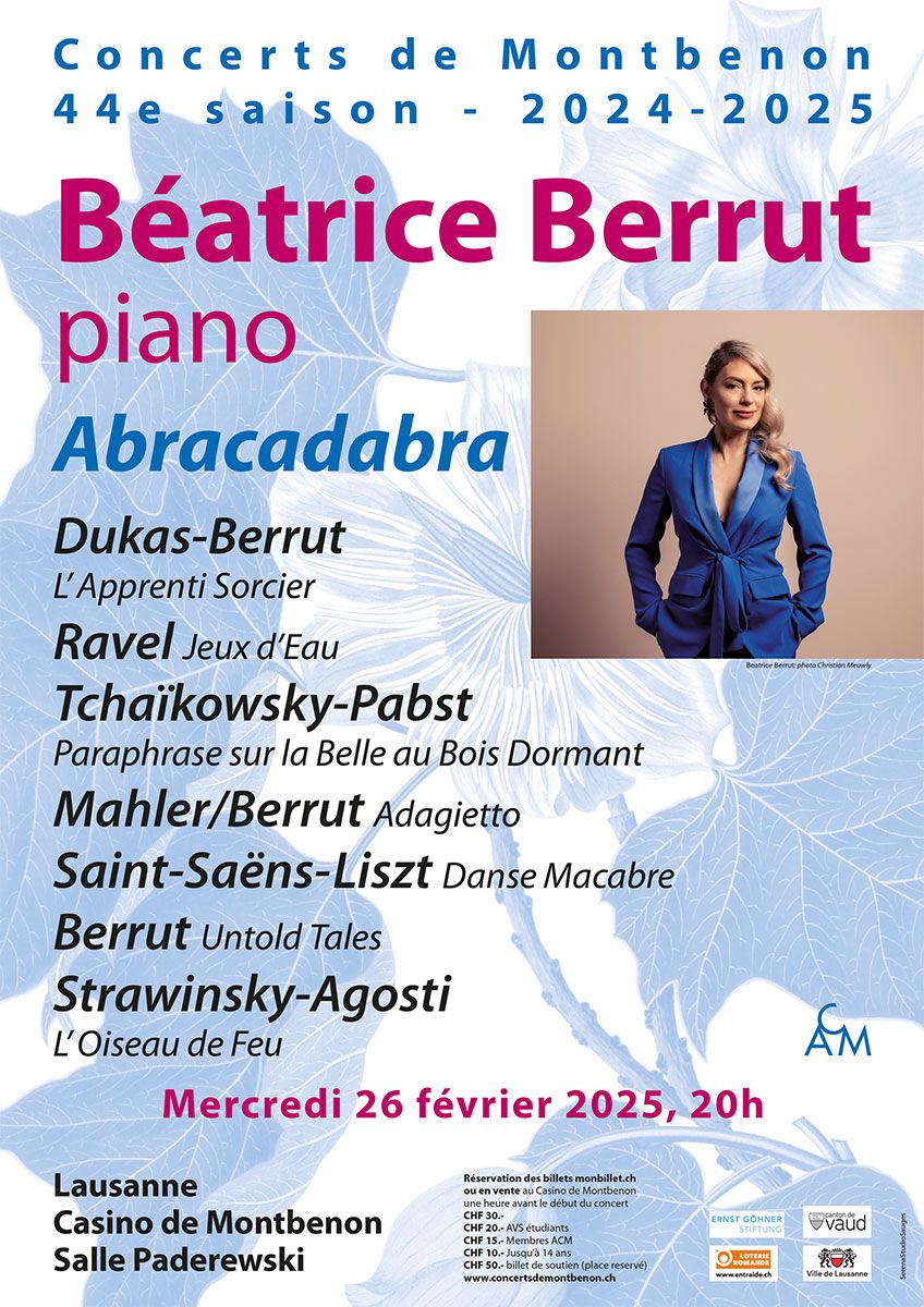 B\u00e9atrice Berrut, piano Abracadabra