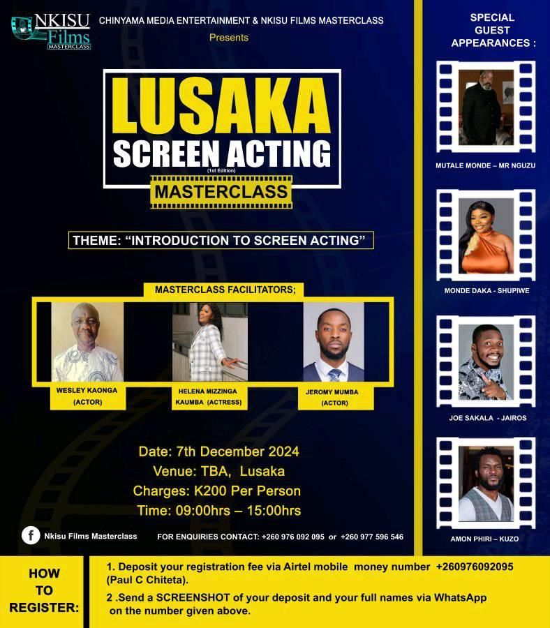 LUSAKA SCREEN ACTING