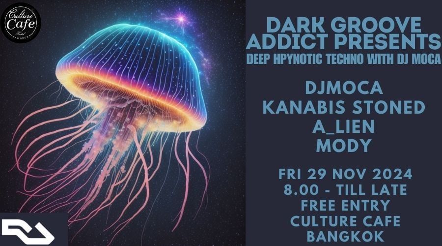 DARK GROOVE ADDICT presents: Deep hypnotic Techno with DjMoca,  A_Lien, Kanabis Stoned & Mody!