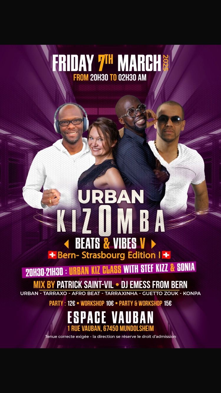 Urban Kizomba Beats and Vibes V -\ud83c\udde8\ud83c\uddedBern Edition 