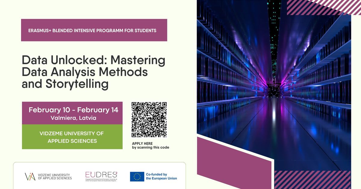 Erasmus+ Blended Intensive Program "Data Unlocked: Mastering Data Analysis Methods and Storytelling"