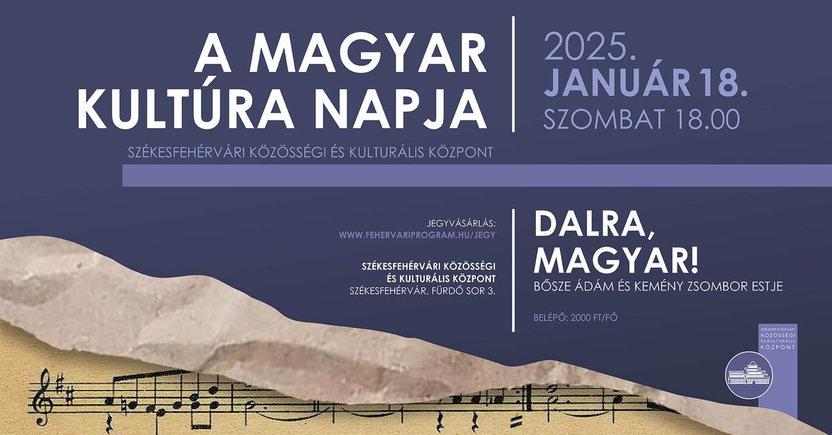 MKN 2025: Dalra, magyar! \u2013 B\u0151sze \u00c1d\u00e1m \u00e9s Kem\u00e9ny Zsombor estje