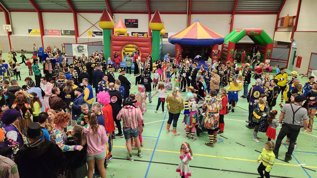 Kindercarnaval in Sporthal De Wissel