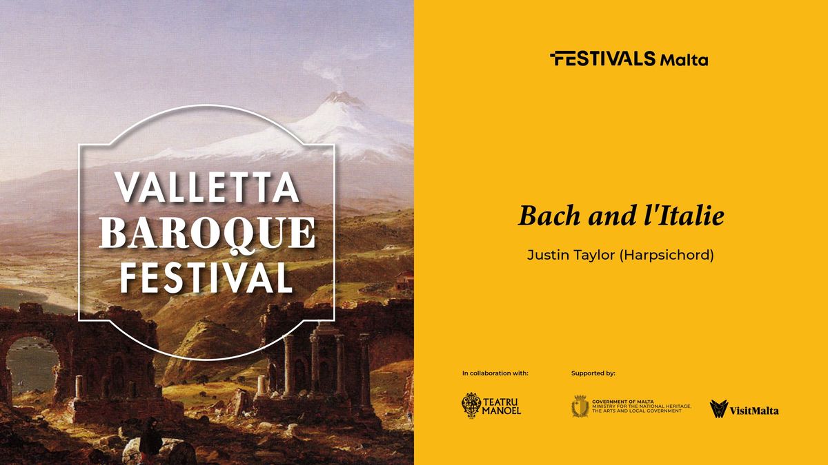 Valletta Baroque Festival 2025 | Bach and l'Italie