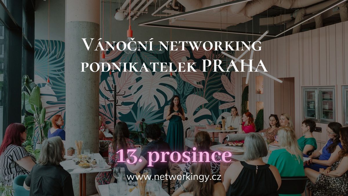 V\u00e1no\u010dn\u00ed networking podnikatelek PRAHA