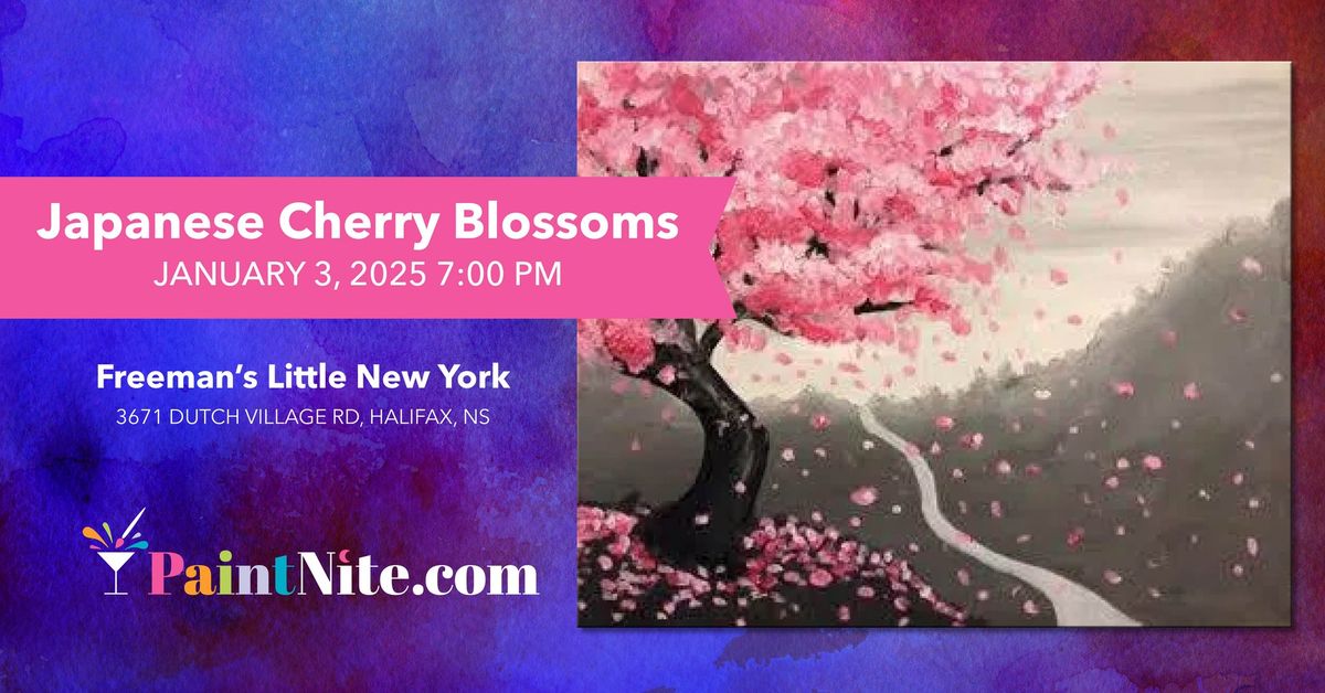 Paint Nite | Japanese Cherry Blossoms