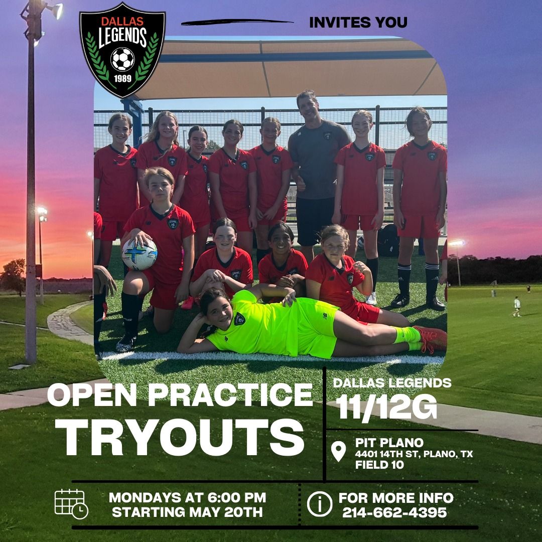 2011\/12G Tryouts & Open Practices