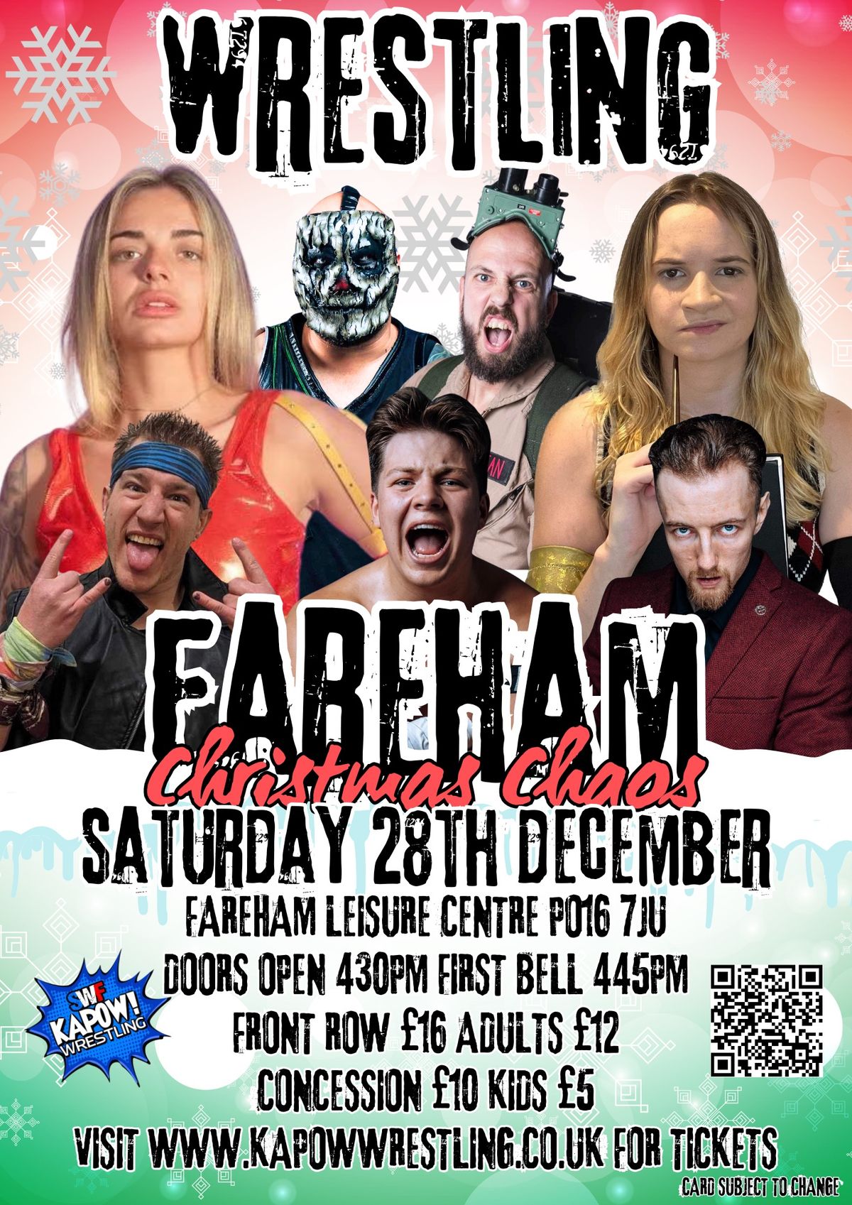 Live Wrestling Christmas Cracker in Fareham