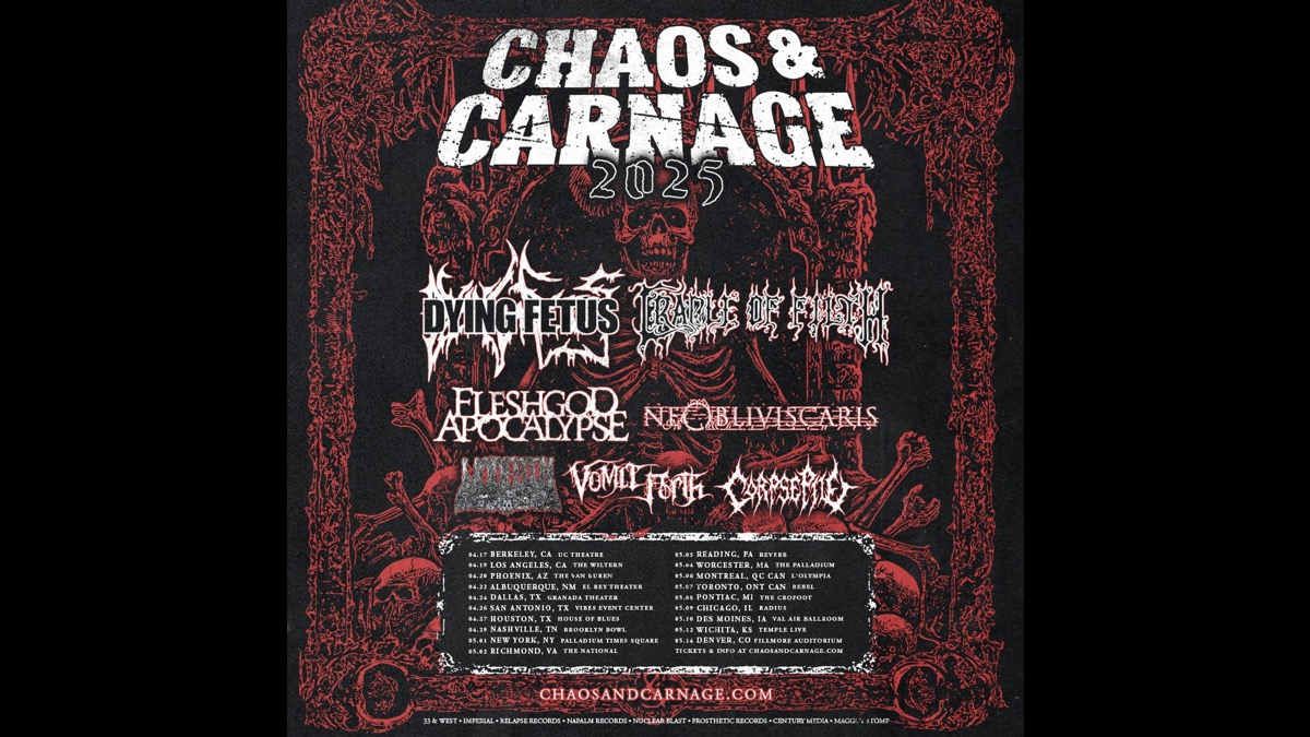 Dying Fetus and Cradle of Filth at The Crofoot Ballroom