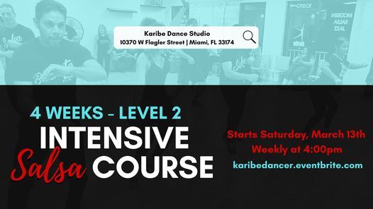 Level 2 Intensive Salsa Course - 4 Weeks